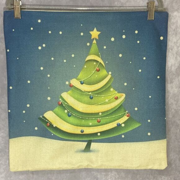 Holiday Christmas New Year Pillow Covers | Bundle of 6 | 18”x18” - Picture 9 of 12